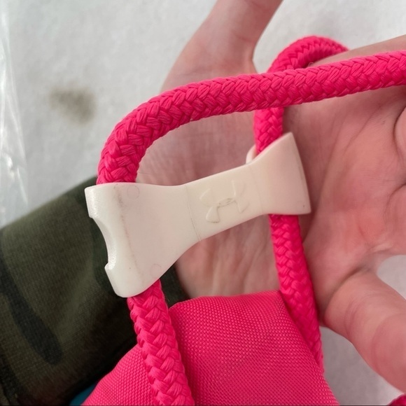 UNDER ARMOUR Womens Undeniable Sackpack Drawstring Backpack “Hate my Game” - Picture 6 of 10